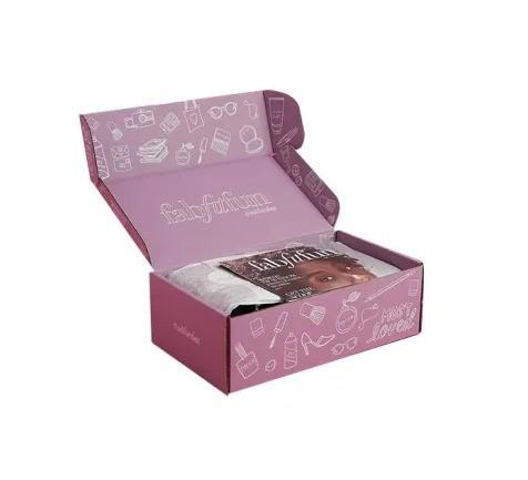 Recyclable Folders Print Cartoon Mailer Gift Box With Logo Colored Mailer Boxes