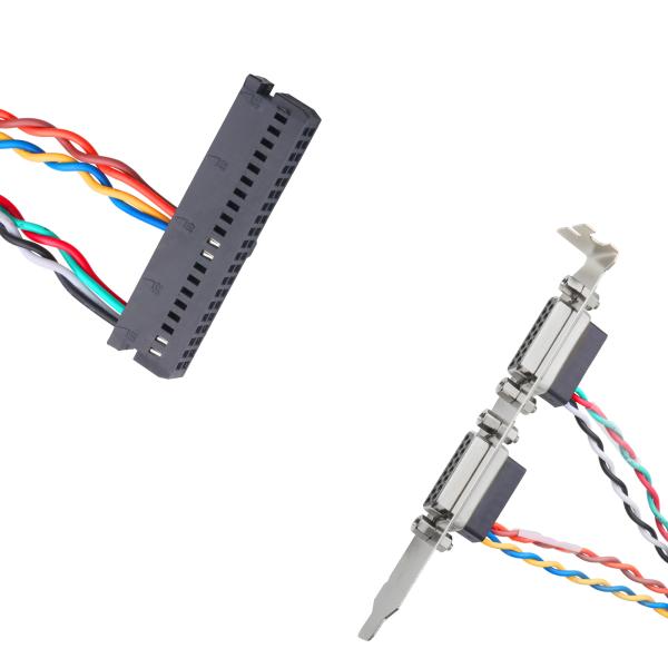TE AMP 102387-9 To 205205-2 DB15 Cable Assembly D-Sub Connectors Customized