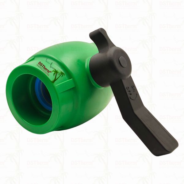 PPR Full Bore Fast Flow Ball Valve With Brass Cartridge For PPR Pipe 20-63MM Customizable