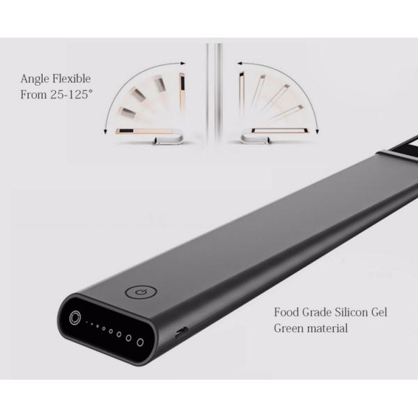Flexible 4 levels touch control dimmable led table light,eye protected rechareable led desk lamp