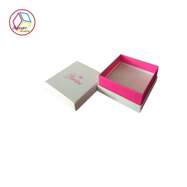 Decorative Jewelry Box With Scratch-Free Lamination Customized Logo