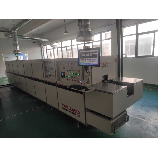 Industrial Hydrogen Continuous Hardening And Tempering Furnace Heat Treat for HTCC Brazing
