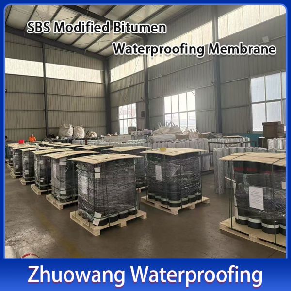 Torch On SBS Elastic Modified Bituminous Membrane Roofing High Strength Waterproof Material
