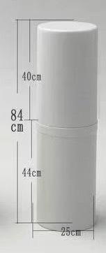 Round Lipstick Tube Packaging 8g Plastic Lipstick Tubes White
