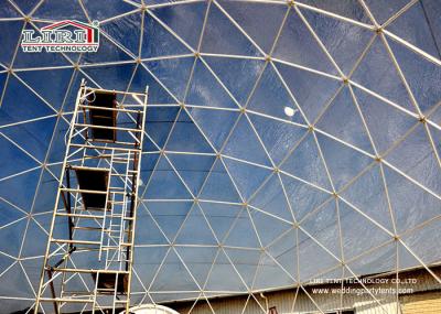 barracas da abóbada Geodesic do PVC do espaço livre do diâmetro de 9m com a porta de vidro para eventos exteriores