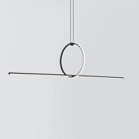 Nordic Minimalist Restaurant Lighting Modern LED Geometric Line Pendant Light Voltage 110V-240V