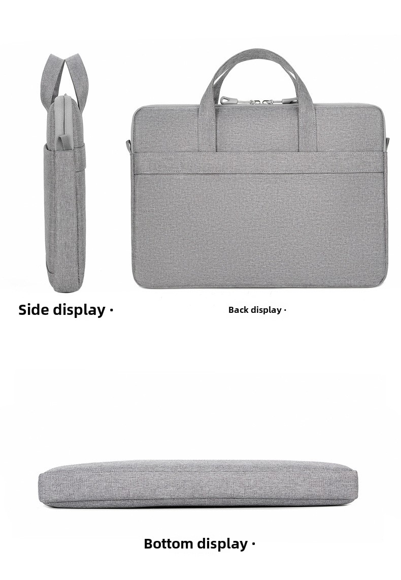 Women's Briefcase Laptop Bag 13/14/15.6 Inch Tablet Sleeve Men's Business Shoulder Bag with Custom Logo Printing Wholesale OEM/ODM/Private Label