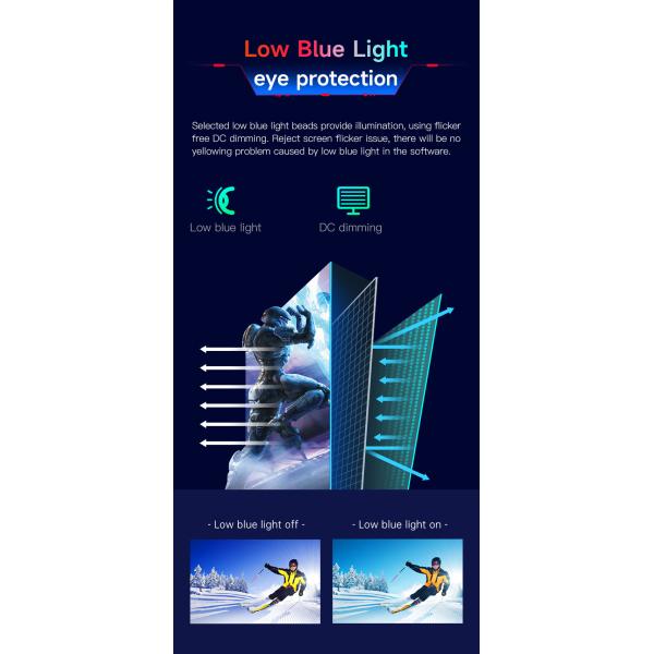 OEM 27 Inch Frameless Nano IPS PC Gaming Monitor 300cd/M2 With RGB Lighting