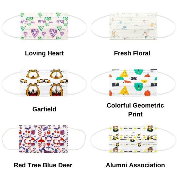 Printed Face Mask Medical Face Disposable Mask 3 ply Medical Face Mask Anti Dust