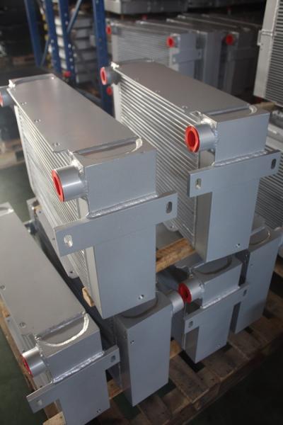 Vacuum Brazed Aluminum bar & plate fin heat exchanger with water cooler
