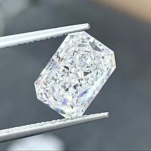 Radiant Cut 2ct como CVD Lab cultivado Diamantes brancos cultivados com certificação IGI