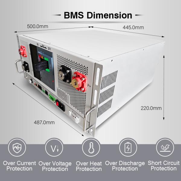 GCE HV カスタマイズ BMS 1296V 30～405S 400A 500A 5U 管理システム マスター・スレーブ リチウムイオンバッテリー 高電圧 BMS