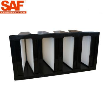 Hot Melt Beads Spacer V Form Filters F8 Medium Efficiency With Glass Fiber Media