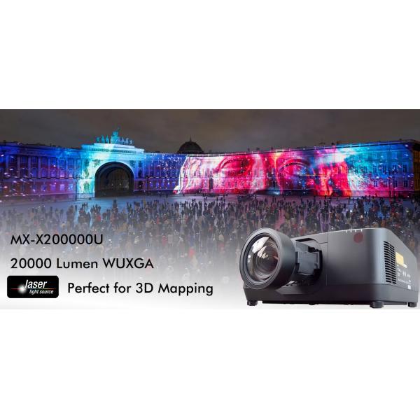 High Brightness 3D Project Mapping Projector With 20000 Lumen