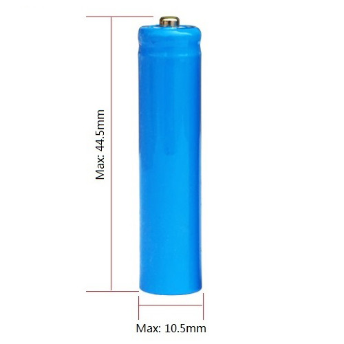 320mAh 3.7V AAA Size 10440 Lithium Ion Rechargeable Battery for Toothbrush