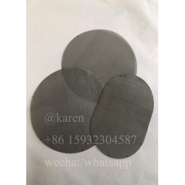 Plain Weave Dutch Weave Screens Filter Mesh Disc For Recycle Plastic Pellets Machine