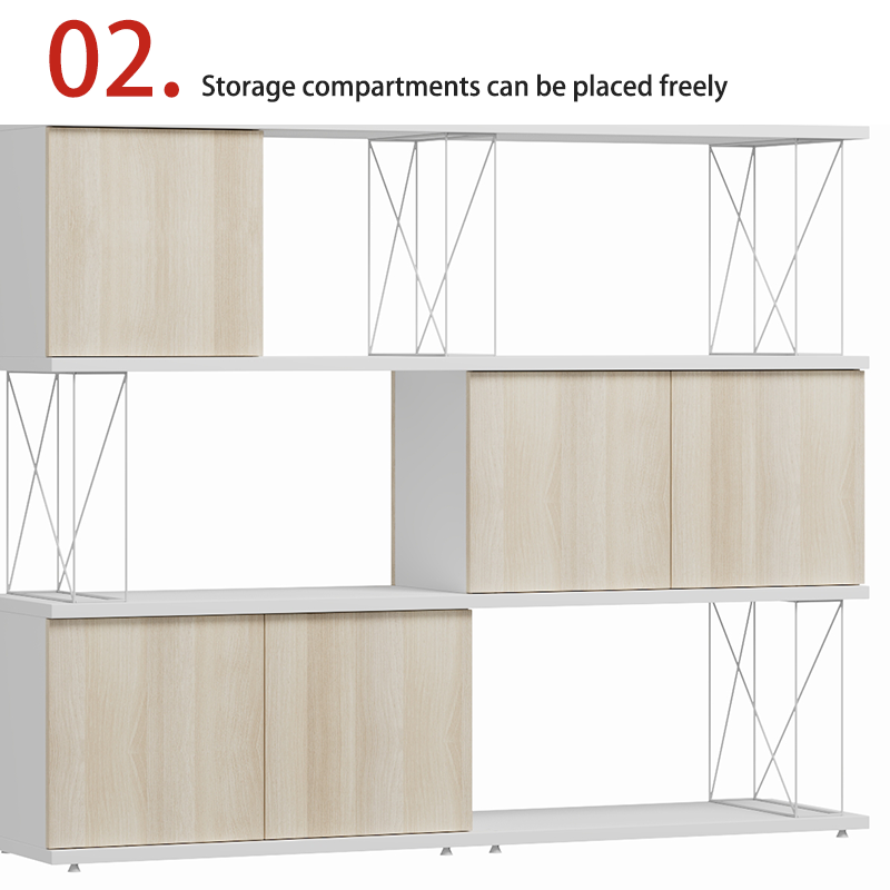 Storage Iron Wire Cabinet Company Document Storage Data Cabinet Interlocking Design Display Partition Cabinet