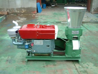 Diesel Engine Small Pellet Mill Небольшая пелетная мельница 100-500 кг/ч Мощность Низкое потребление энергии