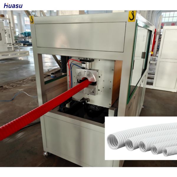 Corrugated Pipe Production Line Extrusion Line Platform Facilitating Automated Pipe Forming And Process Control One Feed