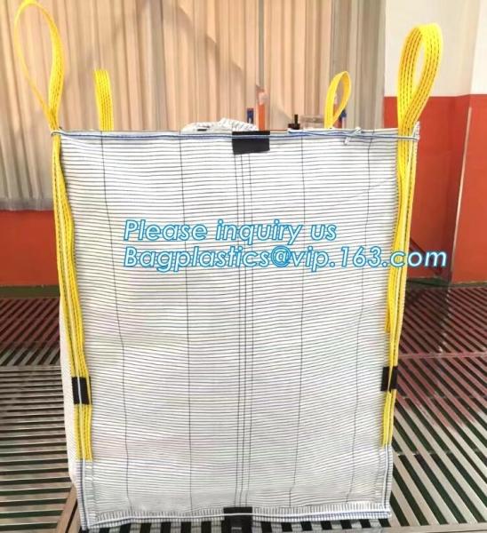 Circular FIBC Jumbo Bags , Pp Jumbo Bags For Cement / Agriculture Fertilizer