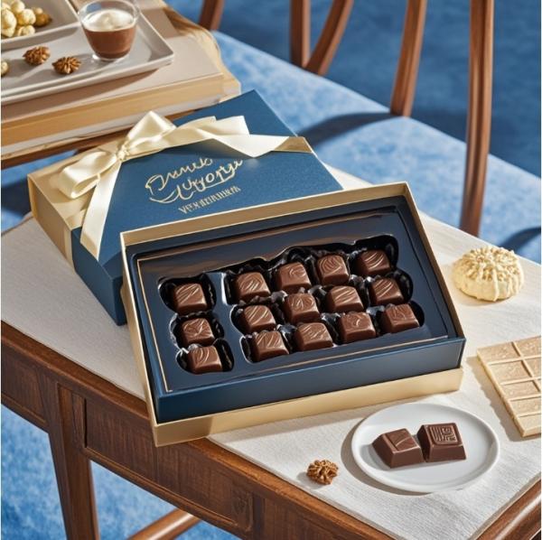 OEM ODM High-end Custom logo Chocolate Truffle Packaging Gift Box Chocolate Paper Box