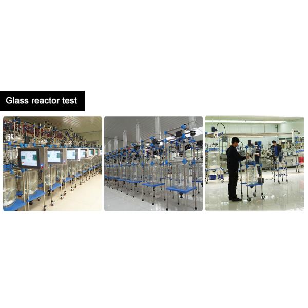 10L 20L 50L Jacketed Glass Reactor Glass & Stainless Steel Reactor