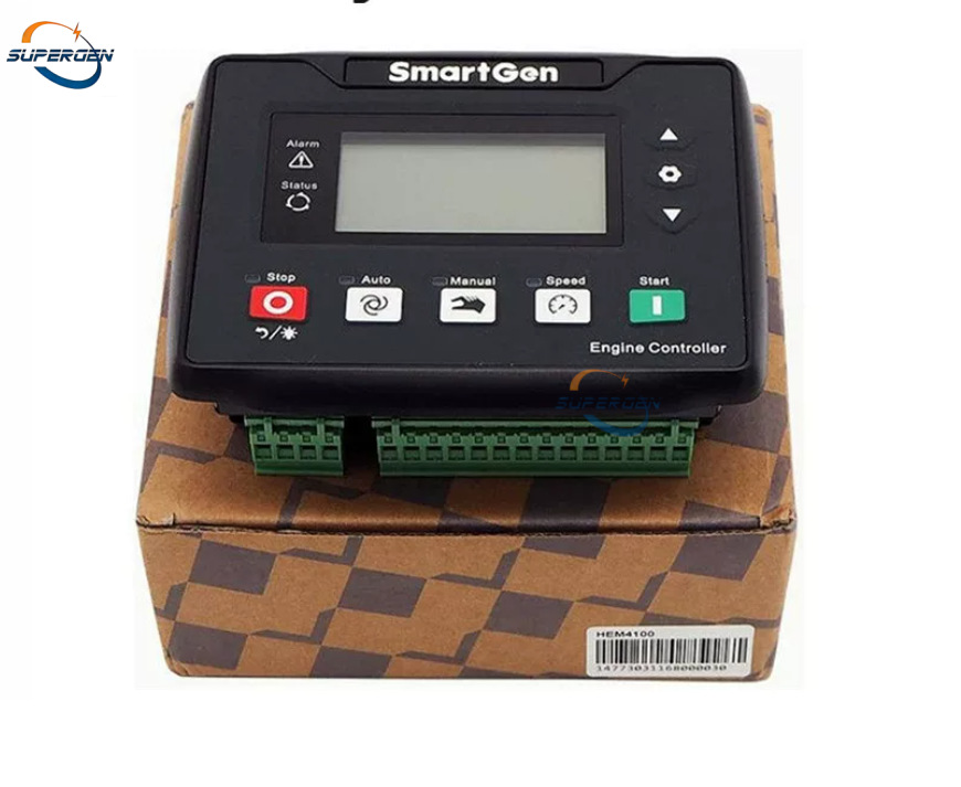 Engine Controller HEM4100 Original Brand New SmartGen Relay Speed Regulation Output + CANBUS Interface