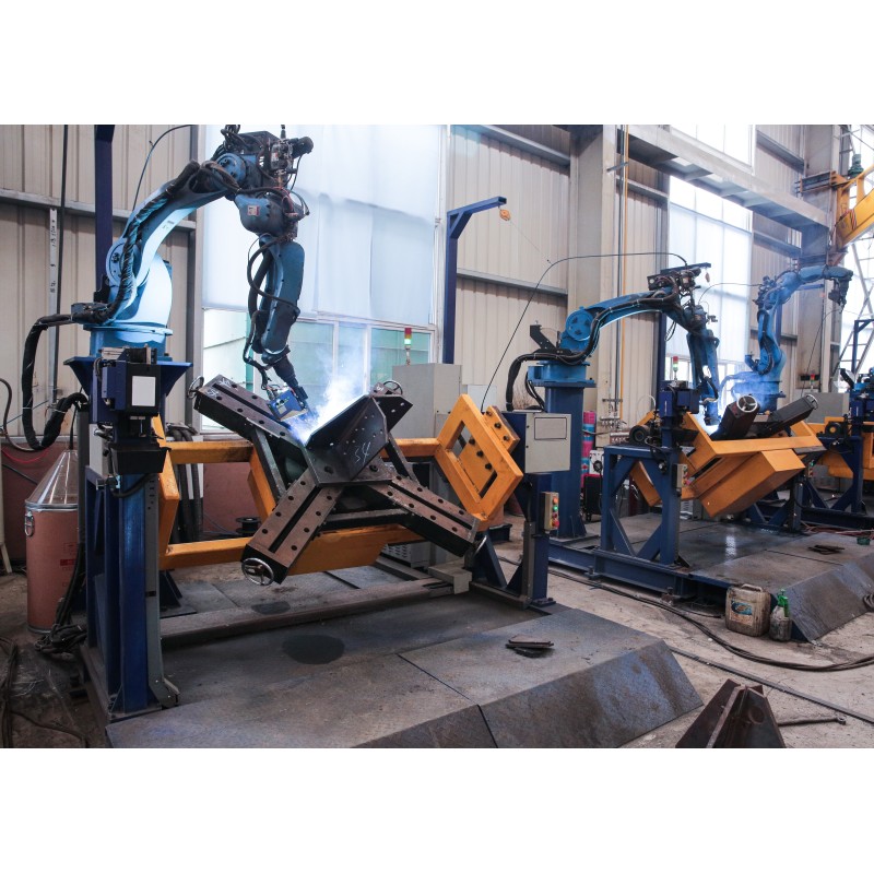 46m/Min Rotation Speed Tower Foot Welding Robot 4500*3500*3000mm Overall Machine Dimension
