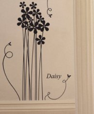 Black Clover Decorative PVC Transfer Film Tree Wall Sticker B010