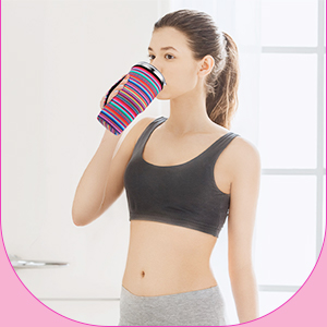 Neoprene Tumbler Holder Drinks Cover Cup Carrier Pouch With Shoulder Strap Insulated Cup Sleeves Party Supplies