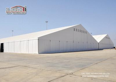 barracas industriais provisórias de alumínio brancas dos famosos do armazenamento do PVC de 60x220m