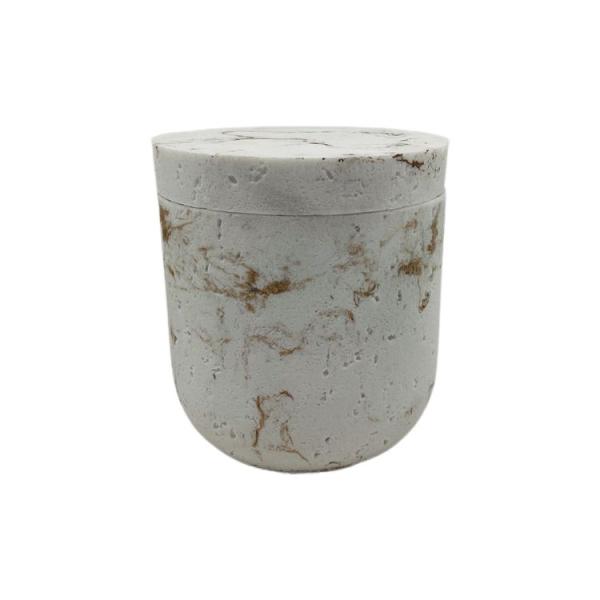 Marble Print Look Sand Stone Bathroom Accessories Set For Bathroom Cleaning