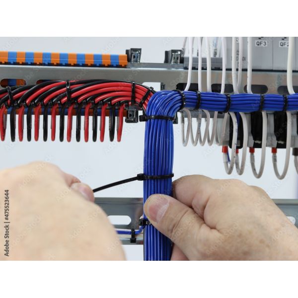 200mm Adjustable Self-Locking Plastic  Nylon Cable Tie Bracket  High-Temperature Nylon Cable Zip Ties