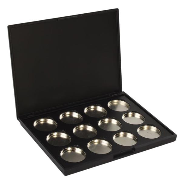 Plastic Empty Eyeshadow Palette Case , Recyclable Empty Cosmetic Palettes