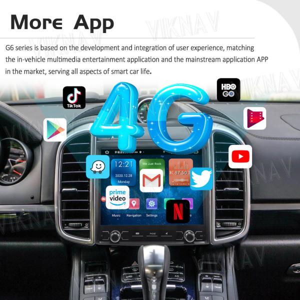 Радио для автомобилей Android 13 для Porsche Cayenne 2010-2017 с сенсорным экраном