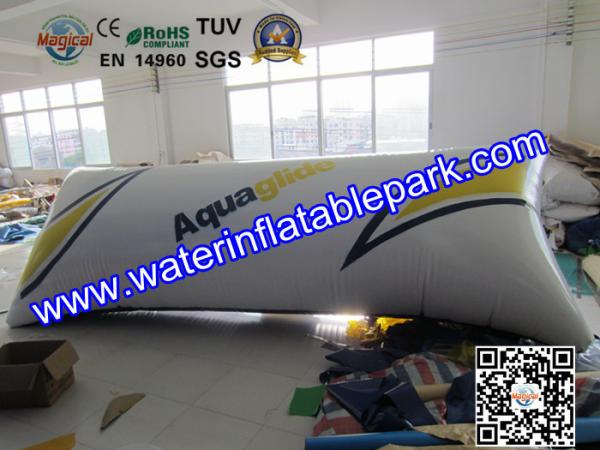 0.9mm PVC  Inflatable Water Blob Pillow , Inflatable Water Toys For Lake