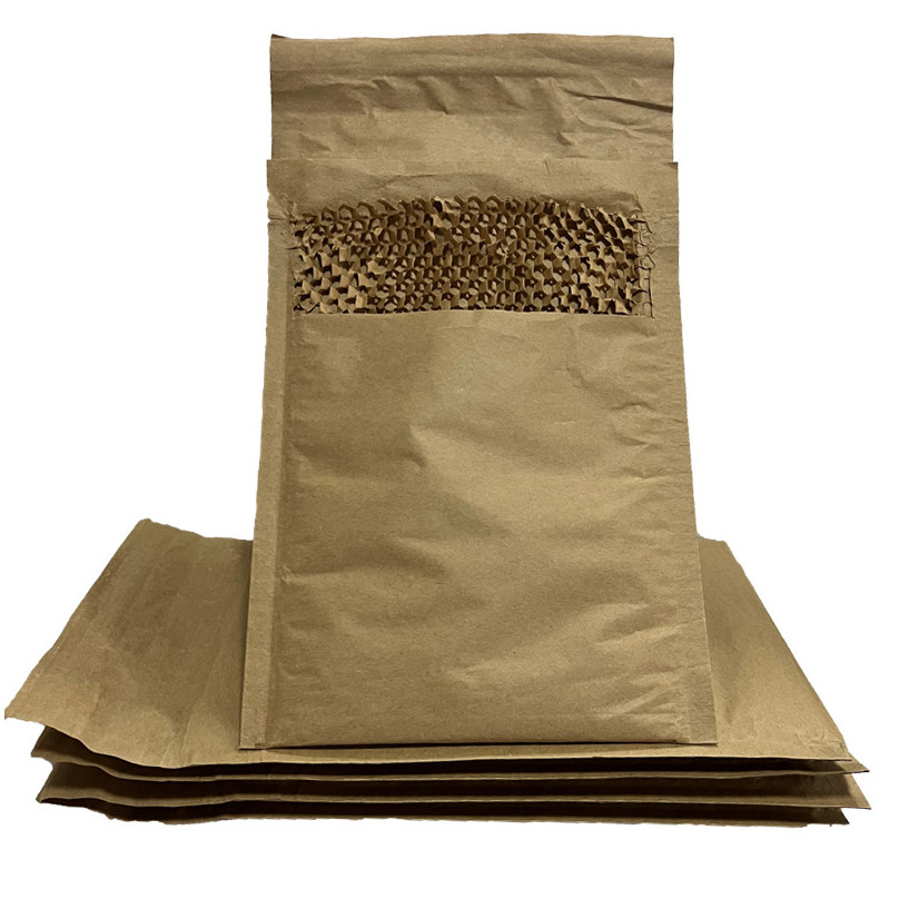 Sustainable Kraft Honeycomb Mailer Bag with Moisture Resistant Liner for Electronics Packaging