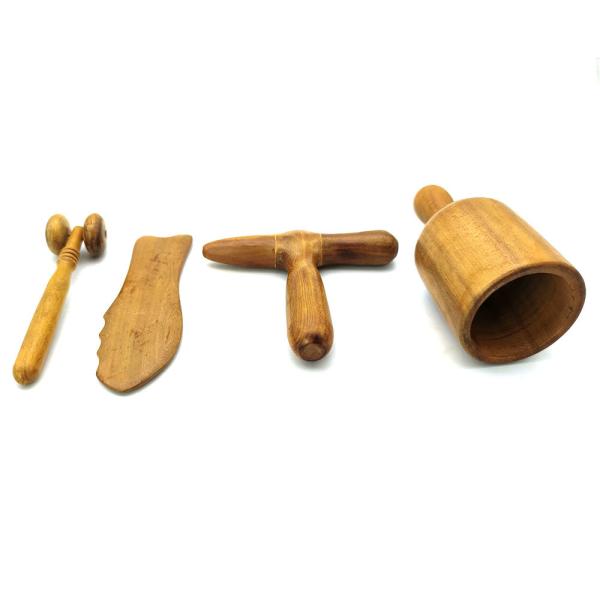 Massage Hammer Wooden Gua Sha Scraping Massage Guasha Tools Traditional Cupping For Body And Wooden Massage Roller