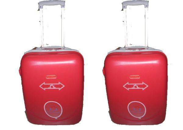 ABS 2 Wheel Hard Case Carry On Luggage Waterproof With Normal Combination Lock