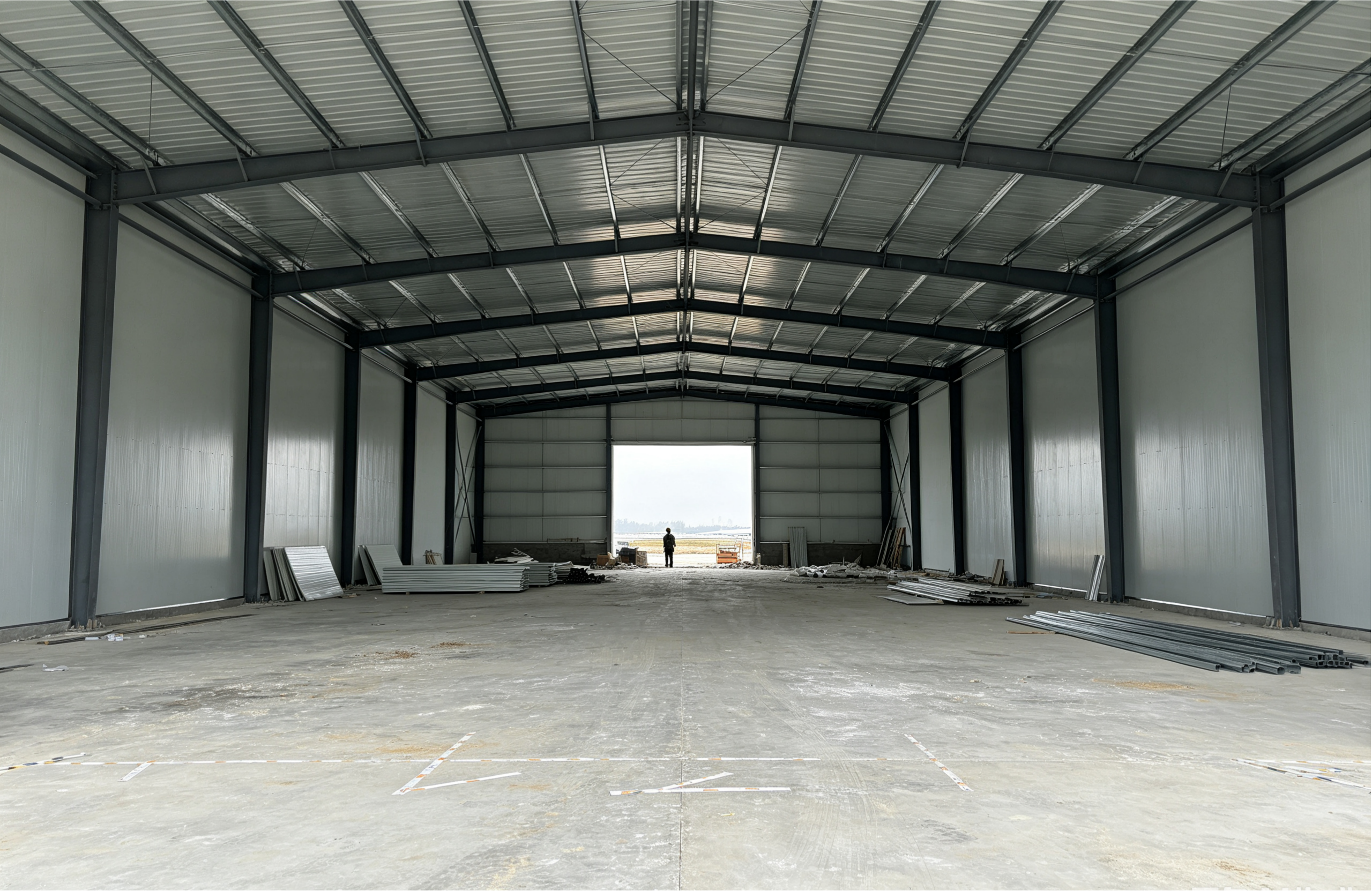 Aircraft-Specific Custom Engineering Steel Structure Hangar Prefabricated For Airplane Maintenance Storage
