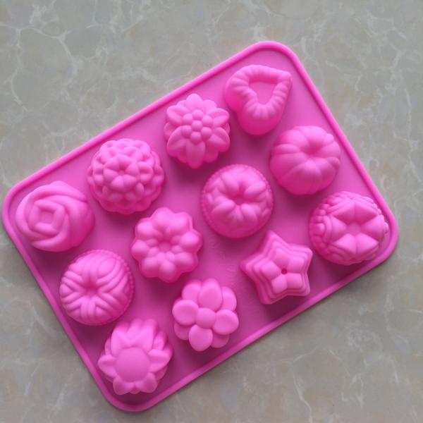 Non Stick Food Grade Silicone Candy Mold 21*16*2.5cm