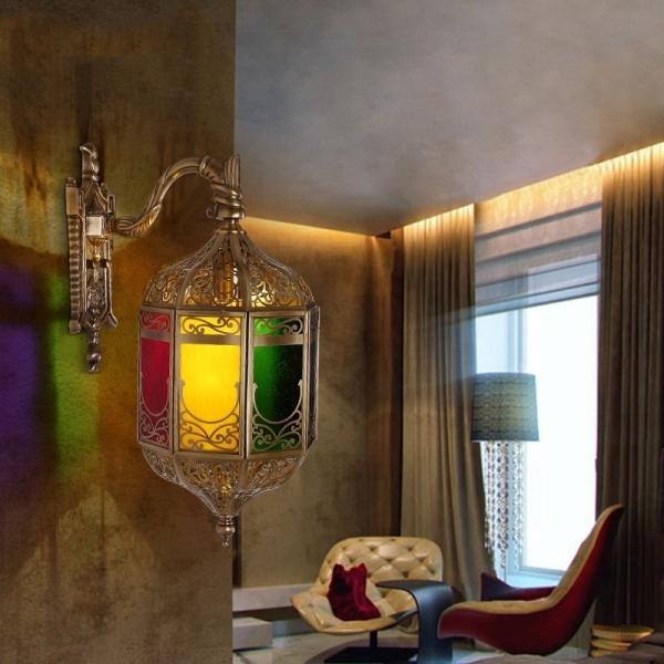 Colored Balcony Vintage Copper Wall Light Project Lighting Design