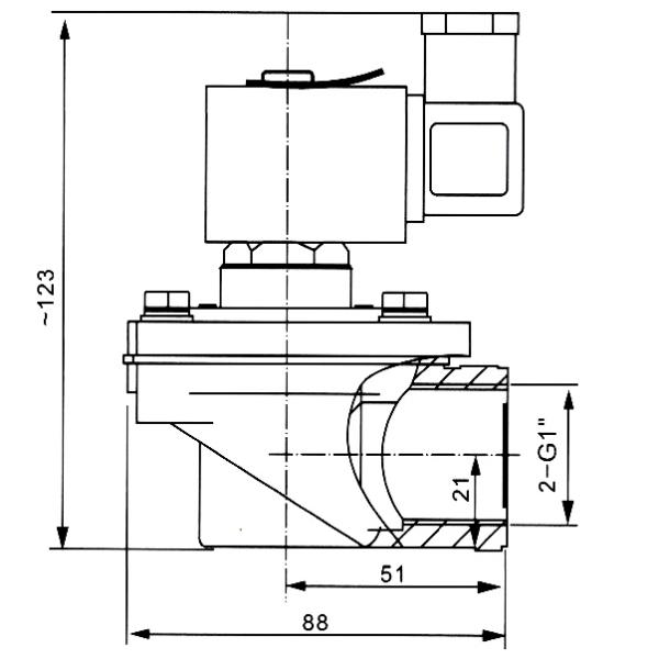 SCG353A044 SCDUG353A044 1 Inch Pulse Jet Valve 24/Dc 220/Ac