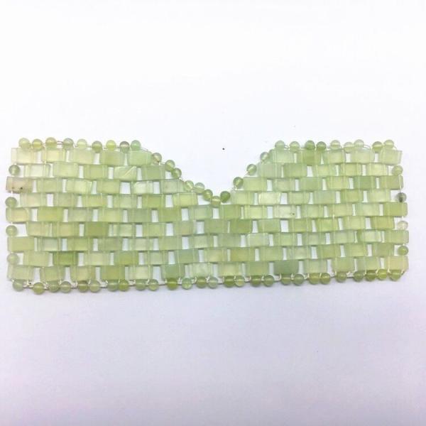Facial Massage Tool 2024 Natural Eye Massager Jade Mask Terahertz Goddess Face Mask with Customized Logo Imprinting