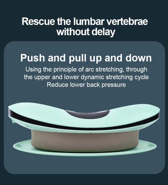 Electric Waist Massager with 5 Intensity Levels and Remote Control for Pain Relief