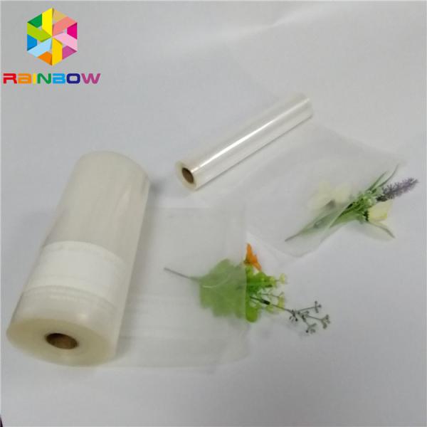 Laminated Heat Seal Food Packaging Films Custom Printed Clear Plastic Vacuum Sealing