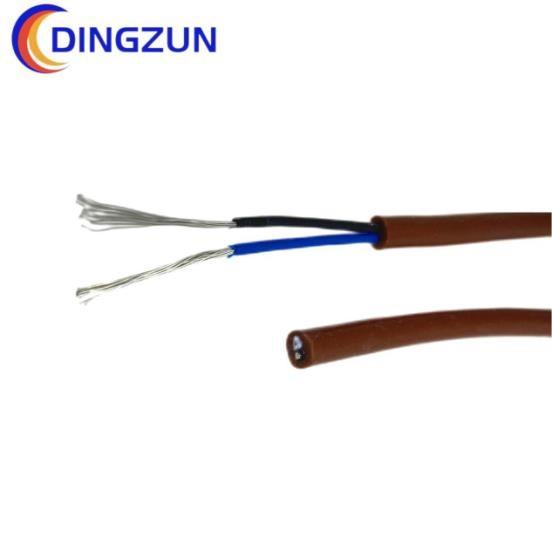 FEP/ Silicone 200c 2core Multi Core Shielded Sensor Cable 2 X 0.34MM2