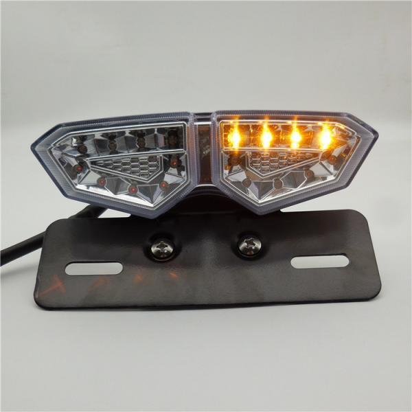 Motorcycle LED Tail Light with Turn Signals Red/Yellow Light Color and 0.01-0.29W