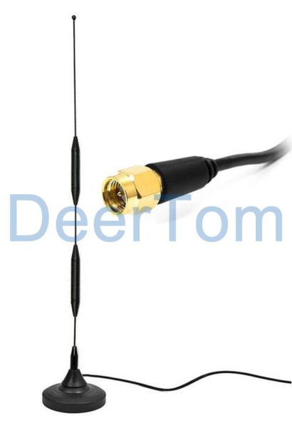 800-2100MHz GSM 3G Big Magnetic Base Antenna 12dBi Outdoor External Omni Antenna RG174 SMA