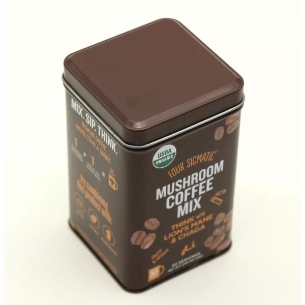 Еда запасов рассортировала прямоугольную коробку олова Tinplate металла с подгонянным печатанием